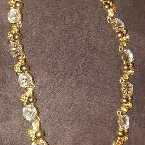 $25 regal necklace with crystals